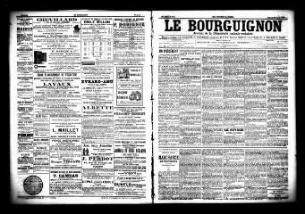 3 vues - Le Bourguignon : journal de la démocratie radicale socialiste, n° 97, samedi 25 avril 1903 (ouvre la visionneuse)