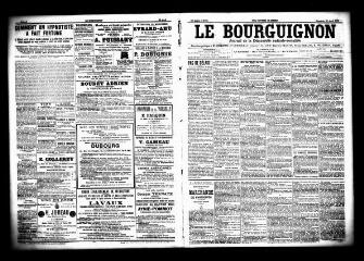 3 vues - Le Bourguignon : journal de la démocratie radicale socialiste, n° 98, dimanche 26 avril 1903 (ouvre la visionneuse)