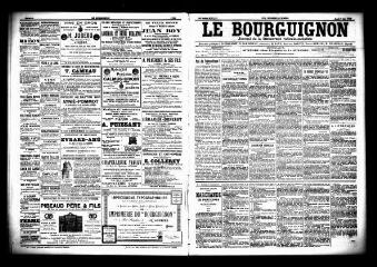 3 vues - Le Bourguignon : journal de la démocratie radicale socialiste, n° 107, jeudi 7 mai 1903 (ouvre la visionneuse)