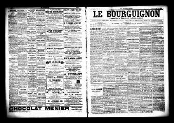 3 vues - Le Bourguignon : journal de la démocratie radicale socialiste, n° 120, vendredi 22 mai 1903 (ouvre la visionneuse)