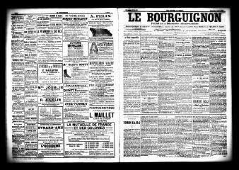 3 vues - Le Bourguignon : journal de la démocratie radicale socialiste, n° 131, vendredi 5 juin 1903 (ouvre la visionneuse)