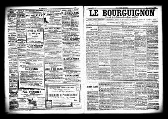 3 vues - Le Bourguignon : journal de la démocratie radicale socialiste, n° 135, mercredi 10 juin 1903 (ouvre la visionneuse)