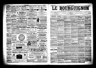 3 vues - Le Bourguignon : journal de la démocratie radicale socialiste, n° 148, jeudi 25 juin 1903 (ouvre la visionneuse)