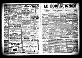 3 vues - Le Bourguignon : journal de la démocratie radicale socialiste, n° 155, vendredi 3 juillet 1903 (ouvre la visionneuse)