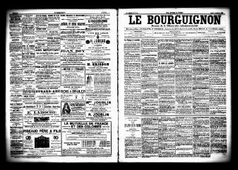 3 vues - Le Bourguignon : journal de la démocratie radicale socialiste, n° 160, jeudi 9 juillet 1903 (ouvre la visionneuse)