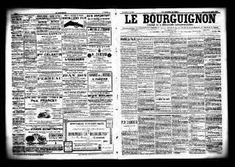 3 vues - Le Bourguignon : journal de la démocratie radicale socialiste, n° 170, mercredi 22 juillet 1903 (ouvre la visionneuse)