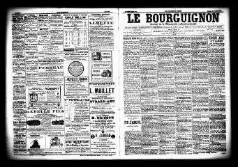 3 vues - Le Bourguignon : journal de la démocratie radicale socialiste, n° 173, samedi 25 juillet 1903 (ouvre la visionneuse)
