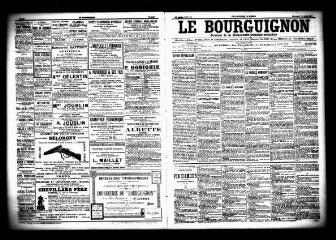3 vues - Le Bourguignon : journal de la démocratie radicale socialiste, n° 193, mercredi 19 août 1903 (ouvre la visionneuse)