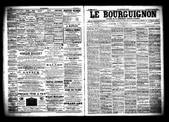 3 vues - Le Bourguignon : journal de la démocratie radicale socialiste, n° 303, vendredi 25 décembre 1903 (ouvre la visionneuse)