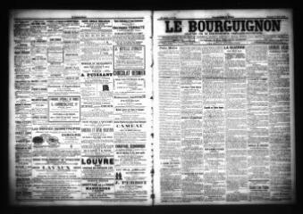 3 vues - Le Bourguignon : journal de la démocratie radicale-socialiste, n° 66, vendredi 18 mars 1904 (ouvre la visionneuse)
