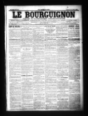 3 vues - Le Bourguignon : journal de la démocratie radicale-socialiste, n° 266, samedi 12 novembre 1904 (ouvre la visionneuse)