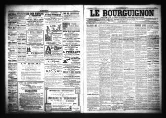 3 vues - Le Bourguignon : journal de la démocratie radicale-socialiste, n° 288, jeudi 8 décembre 1904 (ouvre la visionneuse)