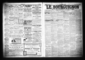 3 vues - Le Bourguignon : journal de la démocratie radicale-socialiste, n° 289, vendredi 9 décembre 1904 (ouvre la visionneuse)
