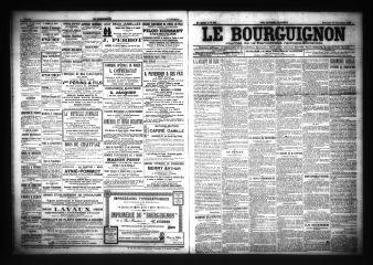 3 vues - Le Bourguignon : journal de la démocratie radicale-socialiste, n° 297, dimanche 18 décembre 1904 (ouvre la visionneuse)