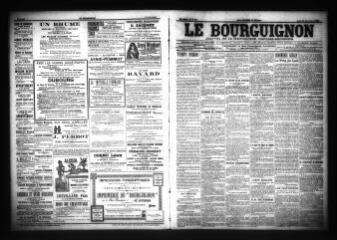3 vues - Le Bourguignon : journal de la démocratie radicale-socialiste, n° 300, jeudi 22 décembre 1904 (ouvre la visionneuse)