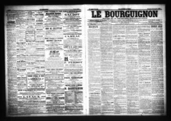 3 vues - Le Bourguignon : journal de la démocratie radicale-socialiste, n° 305, mercredi 28 décembre 1904 (ouvre la visionneuse)
