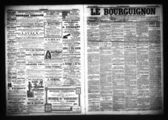 3 vues - Le Bourguignon : journal de la démocratie radicale-socialiste, n° 306, jeudi 29 décembre 1904 (ouvre la visionneuse)