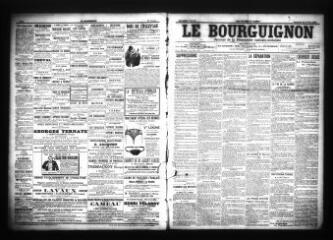 3 vues - Le Bourguignon : journal de la démocratie radicale-socialiste, n° 47, vendredi 24 février 1905 (ouvre la visionneuse)