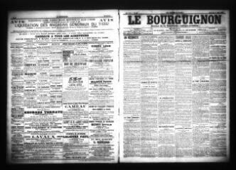 3 vues - Le Bourguignon : journal de la démocratie radicale-socialiste, n° 51, mercredi 1 mars 1905 (ouvre la visionneuse)