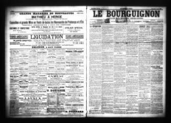 3 vues - Le Bourguignon : journal de la démocratie radicale-socialiste, n° 81, mercredi 5 avril 1905 (ouvre la visionneuse)