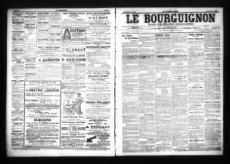 3 vues - Le Bourguignon : journal de la démocratie radicale-socialiste, n° 123, jeudi 25 mai 1905 (ouvre la visionneuse)