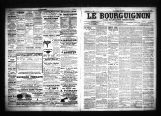 3 vues - Le Bourguignon : journal de la démocratie radicale-socialiste, n° 128, mercredi 31 mai 1905 (ouvre la visionneuse)
