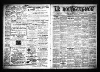 3 vues - Le Bourguignon : journal de la démocratie radicale-socialiste, n° 131, samedi 3 juin 1905 (ouvre la visionneuse)