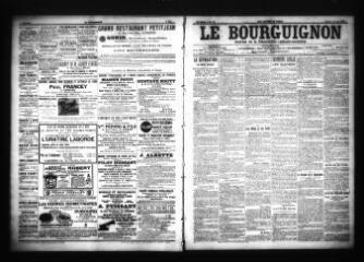 3 vues - Le Bourguignon : journal de la démocratie radicale-socialiste, n° 137, samedi 10 juin 1905 (ouvre la visionneuse)