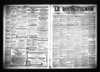 3 vues - Le Bourguignon : journal de la démocratie radicale-socialiste, n° 138, dimanche 11 juin 1905 (ouvre la visionneuse)