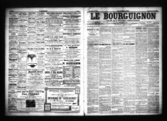 3 vues - Le Bourguignon : journal de la démocratie radicale-socialiste, n° 150, mercredi 28 juin 1905 (ouvre la visionneuse)