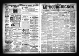 3 vues - Le Bourguignon : journal de la démocratie radicale-socialiste, n° 158, samedi 8 juillet 1905 (ouvre la visionneuse)