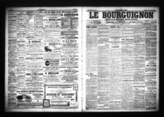 3 vues - Le Bourguignon : journal de la démocratie radicale-socialiste, n° 170, dimanche 23 juillet 1905 (ouvre la visionneuse)