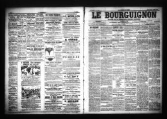 3 vues - Le Bourguignon : journal de la démocratie radicale-socialiste, n° 172, mercredi 26 juillet 1905 (ouvre la visionneuse)
