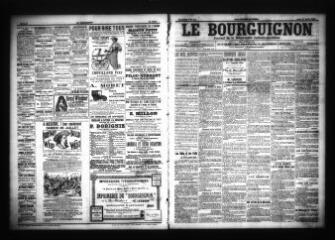3 vues - Le Bourguignon : journal de la démocratie radicale-socialiste, n° 173, jeudi 27 juillet 1905 (ouvre la visionneuse)