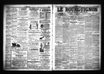 3 vues - Le Bourguignon : journal de la démocratie radicale-socialiste, n° 181, samedi 5 août 1905 (ouvre la visionneuse)