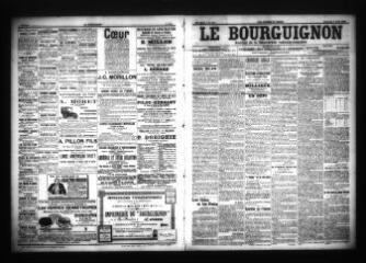3 vues - Le Bourguignon : journal de la démocratie radicale-socialiste, n° 182, dimanche 6 août 1905 (ouvre la visionneuse)