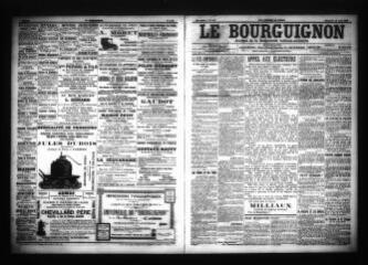 3 vues - Le Bourguignon : journal de la démocratie radicale-socialiste, n° 187, dimanche 13 août 1905 (ouvre la visionneuse)