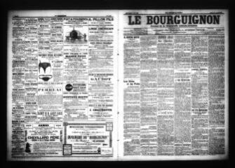 3 vues - Le Bourguignon : journal de la démocratie radicale-socialiste, n° 189, jeudi 17 août 1905 (ouvre la visionneuse)