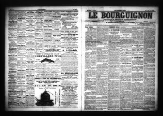 3 vues - Le Bourguignon : journal de la démocratie radicale-socialiste, n° 193, mardi 22 août 1905 (ouvre la visionneuse)