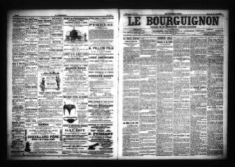 3 vues - Le Bourguignon : journal de la démocratie radicale-socialiste, n° 194, mercredi 23 août 1905 (ouvre la visionneuse)