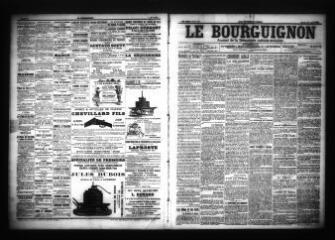 3 vues - Le Bourguignon : journal de la démocratie radicale-socialiste, n° 199, mardi 29 août 1905 (ouvre la visionneuse)