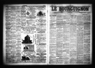 3 vues - Le Bourguignon : journal de la démocratie radicale-socialiste, n° 201, vendredi 1 septembre 1905 (ouvre la visionneuse)