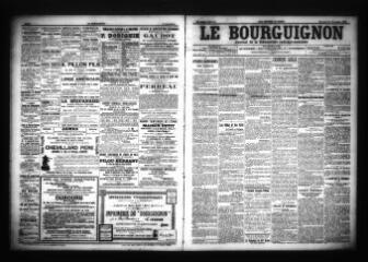 3 vues - Le Bourguignon : journal de la démocratie radicale-socialiste, n° 217, mercredi 20 septembre 1905 (ouvre la visionneuse)