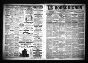 3 vues - Le Bourguignon : journal de la démocratie radicale-socialiste, n° 222, mardi 26 septembre 1905 (ouvre la visionneuse)