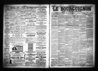 3 vues - Le Bourguignon : journal de la démocratie radicale-socialiste, n° 237, vendredi 13 octobre 1905 (ouvre la visionneuse)