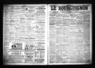 3 vues - Le Bourguignon : journal de la démocratie radicale-socialiste, n° 254, jeudi 2 novembre 1905 (ouvre la visionneuse)