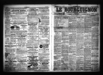 3 vues - Le Bourguignon : journal de la démocratie radicale-socialiste, n° 285, samedi 9 décembre 1905 (ouvre la visionneuse)