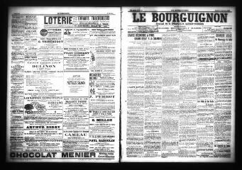 3 vues - Le Bourguignon : journal de la démocratie radicale-socialiste, n° 28, samedi 3 février 1906 (ouvre la visionneuse)