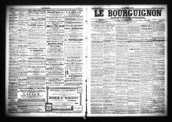 3 vues - Le Bourguignon : journal de la démocratie radicale-socialiste, n° 29, dimanche 4 février 1906 (ouvre la visionneuse)