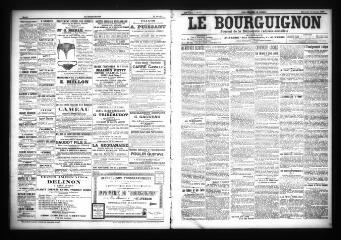 3 vues - Le Bourguignon : journal de la démocratie radicale-socialiste, n° 37, mercredi 14 février 1906 (ouvre la visionneuse)